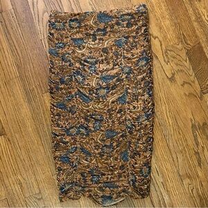 House of Harlow Midi Skirt with Ruching (S)